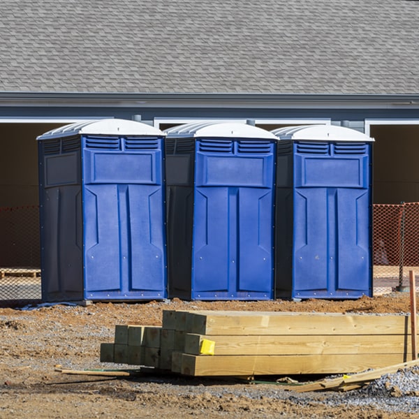 are there any restrictions on where i can place the portable restrooms during my rental period in Glen Hope Pennsylvania